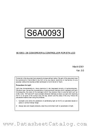 S6A0093A datasheet pdf Samsung Electronic