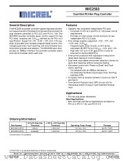 MIC2593 datasheet pdf Micrel Semiconductor