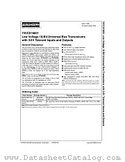 74VCX16601MTDX datasheet pdf Fairchild Semiconductor