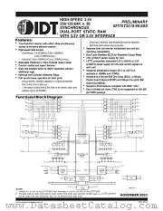 IDT70T3589S166BF datasheet pdf IDT