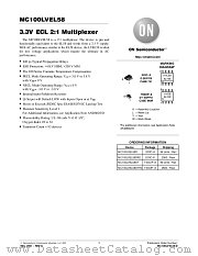 MC100LVEL58DR2 datasheet pdf ON Semiconductor