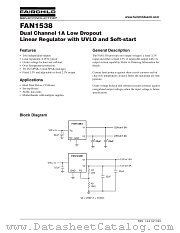FAN1538PAX datasheet pdf Fairchild Semiconductor
