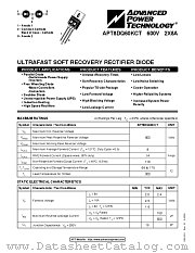APT8DQ60KCT datasheet pdf Advanced Power Technology