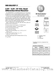 NB100LVEP17MN datasheet pdf ON Semiconductor