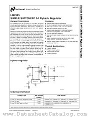 LM2585S-ADJ datasheet pdf National Semiconductor