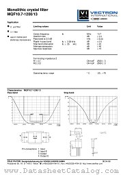 MQF10.7-1200/13 datasheet pdf Vectron