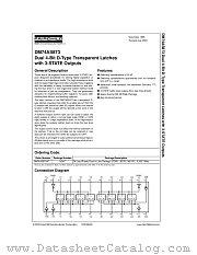 DM74AS873NT datasheet pdf Fairchild Semiconductor