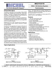 MIC2172 datasheet pdf Micrel Semiconductor