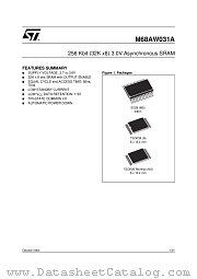 M68AW031AM70MS6U datasheet pdf ST Microelectronics