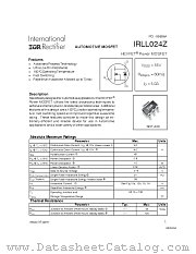 IRLL024Z datasheet pdf International Rectifier