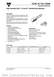 TLCR5200 datasheet pdf Vishay