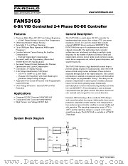 FAN53168MTCX datasheet pdf Fairchild Semiconductor