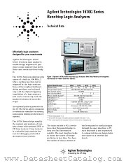 1670G datasheet pdf Agilent (Hewlett-Packard)