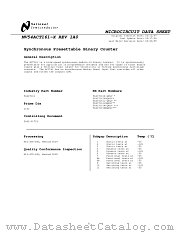 54ACT161WGRQMLV datasheet pdf National Semiconductor