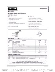 FDD2582 datasheet pdf Fairchild Semiconductor