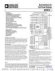 AD9887A/PCB datasheet pdf Analog Devices