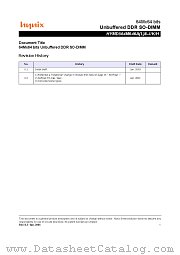 HYMD564M646A(L)8-H datasheet pdf Hynix Semiconductor