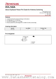 HVL142A datasheet pdf Renesas