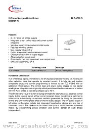 TLE 4729-G datasheet pdf Infineon