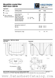 MQF130.6-1500/06 datasheet pdf Vectron