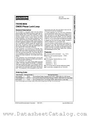 74VHC4046MX datasheet pdf Fairchild Semiconductor