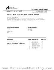 54F374FMQB datasheet pdf National Semiconductor