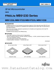 MB91F233L datasheet pdf Fujitsu Microelectronics