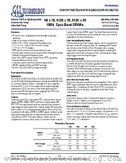 GS8161E36B datasheet pdf GSI Technology