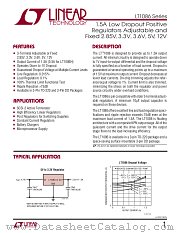 LT1086 datasheet pdf Linear Technology
