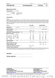 TFS400G datasheet pdf Vectron