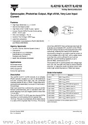 IL4216-X009 datasheet pdf Vishay