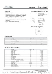 D1A120000 datasheet pdf Cosmo Electronics