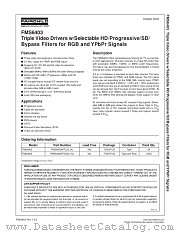 FMS6403 datasheet pdf Fairchild Semiconductor