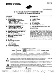 PCM1730E/2K datasheet pdf Texas Instruments