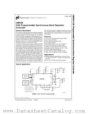 LM2636MTC datasheet pdf National Semiconductor