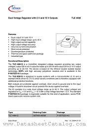 TLE 4484 G datasheet pdf Infineon