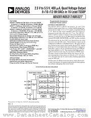 AD5327BRU datasheet pdf Analog Devices