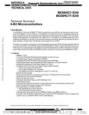 68HC11EA9 datasheet pdf Freescale (Motorola)