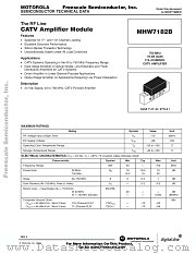 MHW7182B datasheet pdf Freescale (Motorola)