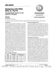 MC100E101 datasheet pdf ON Semiconductor