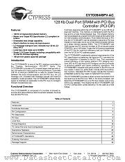 CY7C09449PV-AC datasheet pdf Cypress