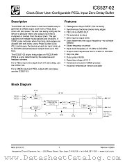 ICS527-02 datasheet pdf Texas Instruments