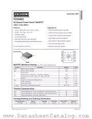 FDS3692 datasheet pdf Fairchild Semiconductor