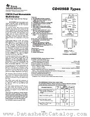 CD4098BFB datasheet pdf Texas Instruments