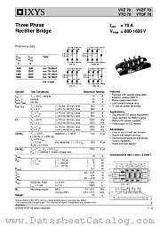 VVZF70-14IO7 datasheet pdf IXYS