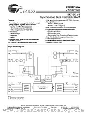 CY7C09159A-12AC datasheet pdf Cypress