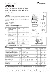 NP043A2 datasheet pdf Panasonic