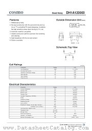 DH1A120000 datasheet pdf Cosmo Electronics