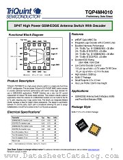 TQP4M4010 datasheet pdf TriQuint Semiconductor