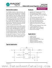 AAT3258 datasheet pdf ANALOGIC TECH